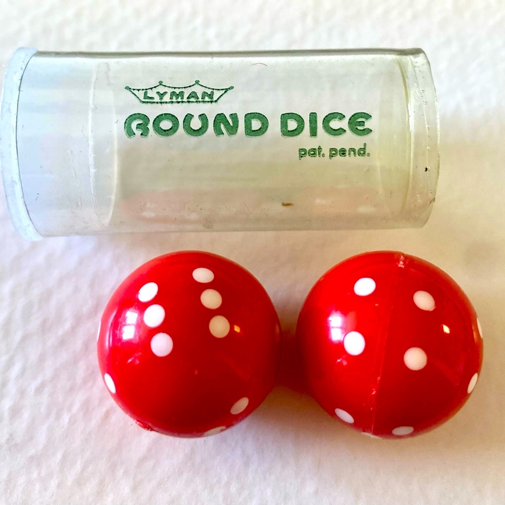 VTG Rare Lyman Round Dice